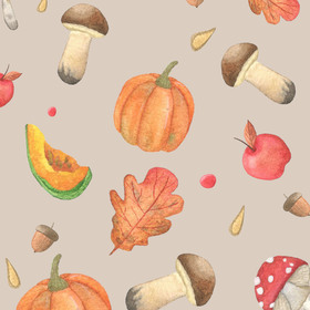 Акварельный бесшовный паттерн