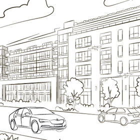 Книжка-раскраска для строительной компании