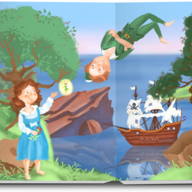 Питер Пэн. Книжный разворот.