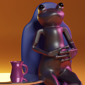 3D персонаж Пепе