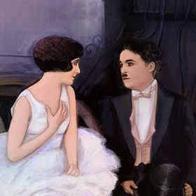 Чарли Чаплин и Лита Грей