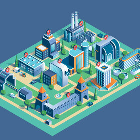 Изометрия для интерактивного табло для КЭАЗ