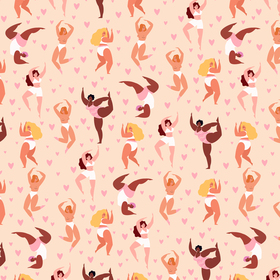 Бесшовный принт для ткани