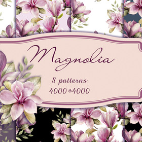 паттерн магнолия 