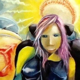 Темпера, акварель и аппликация до 2020