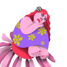 Иллюстрации смешных человечков