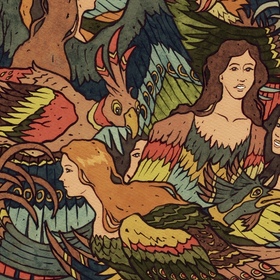 «Девы-птицы». Из серии «Сказочные существа»