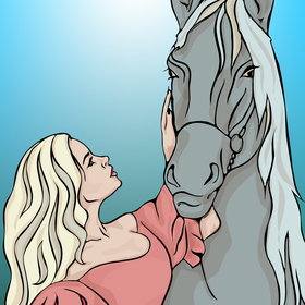 Раскраска Леди