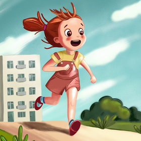 Разворот книги "Цветик-семицветик"