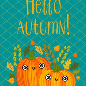 Коллекция осенних открыточек