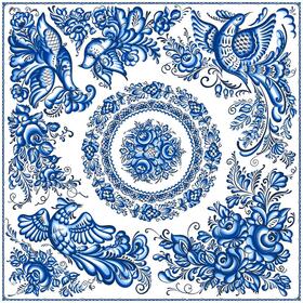 разработка принта для платков 