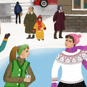 Зимние картинки, sketches