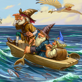 Гномы на вёслах