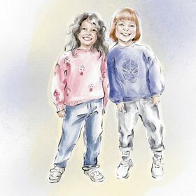 Детская открытка на заказ