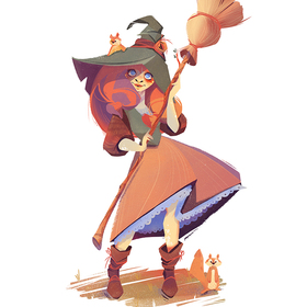 персонаж. Колдунья