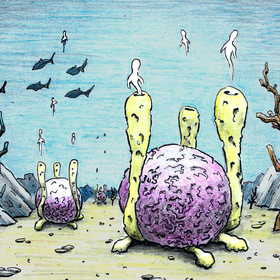 Иллюстрации для карточной игры.