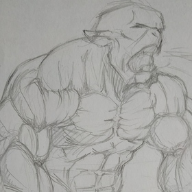 Карандашный кратковременный поиск. Скетчи, наброски.