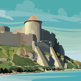 Пейзаж крепости