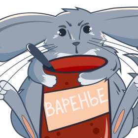 Набор стикеров с шиншиллой Рокки 