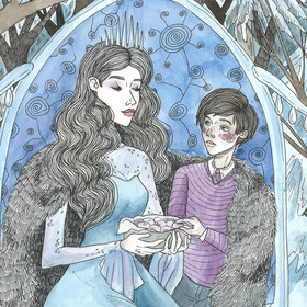 Иллюстрации для книги "Лев, колдунья и платяной шкаф"