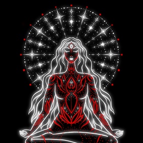 Медитирующие девушки