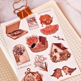 Наклейки "Ранняя весна"