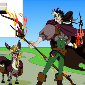 Вектор, персонажи