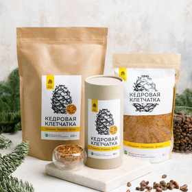 Рисунок кедровой шишки для Эко-фабрики Сибирский кедр