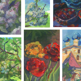 Пленэрные почеркушки. Май 2023