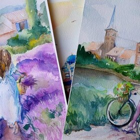 Разработка макета + иллюстрации для свечей ручной работы.