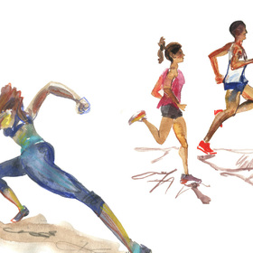 Быстрые наброски людей. 2021 год