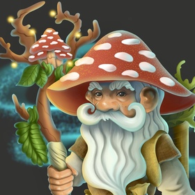 Гном «Мухоморик»