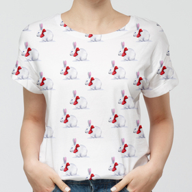 Паттерн для ткани Кролик