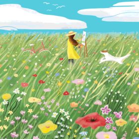 Иллюстрация для обложки летнего выпуска газеты Сотворчество