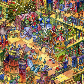 Иллюстрация к сказке Э. Гофмана "Щелкунчик"