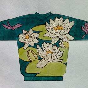 Дизайн толстовок, вдохновленных иллюстрациями Альфонса мухи