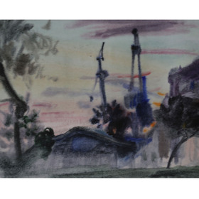 Закат. Верфи