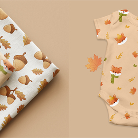 🍂 Осенние принты и паттерны 🦊🍁 