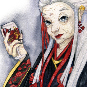 Пармина из книги "Костяная ведьма"