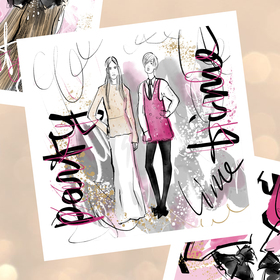 Fasion-иллюстрации новой коллекции Lime