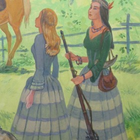 кое-чего из "Отважной охотницы" Майн Рида