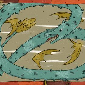 Синий дракон