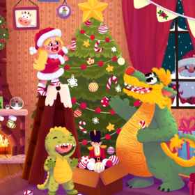 Детская книжная иллюстрация. Новый год и Рождество.