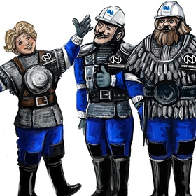 Разработка персонажей -трёх богатырей