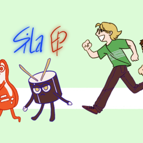 Разработка персонажей для комикса про музыкантов