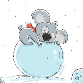 Зимние коалы