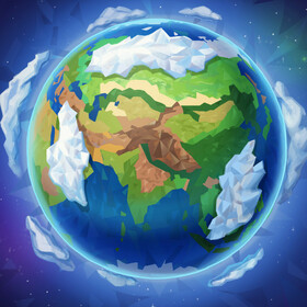 Планета в космосе