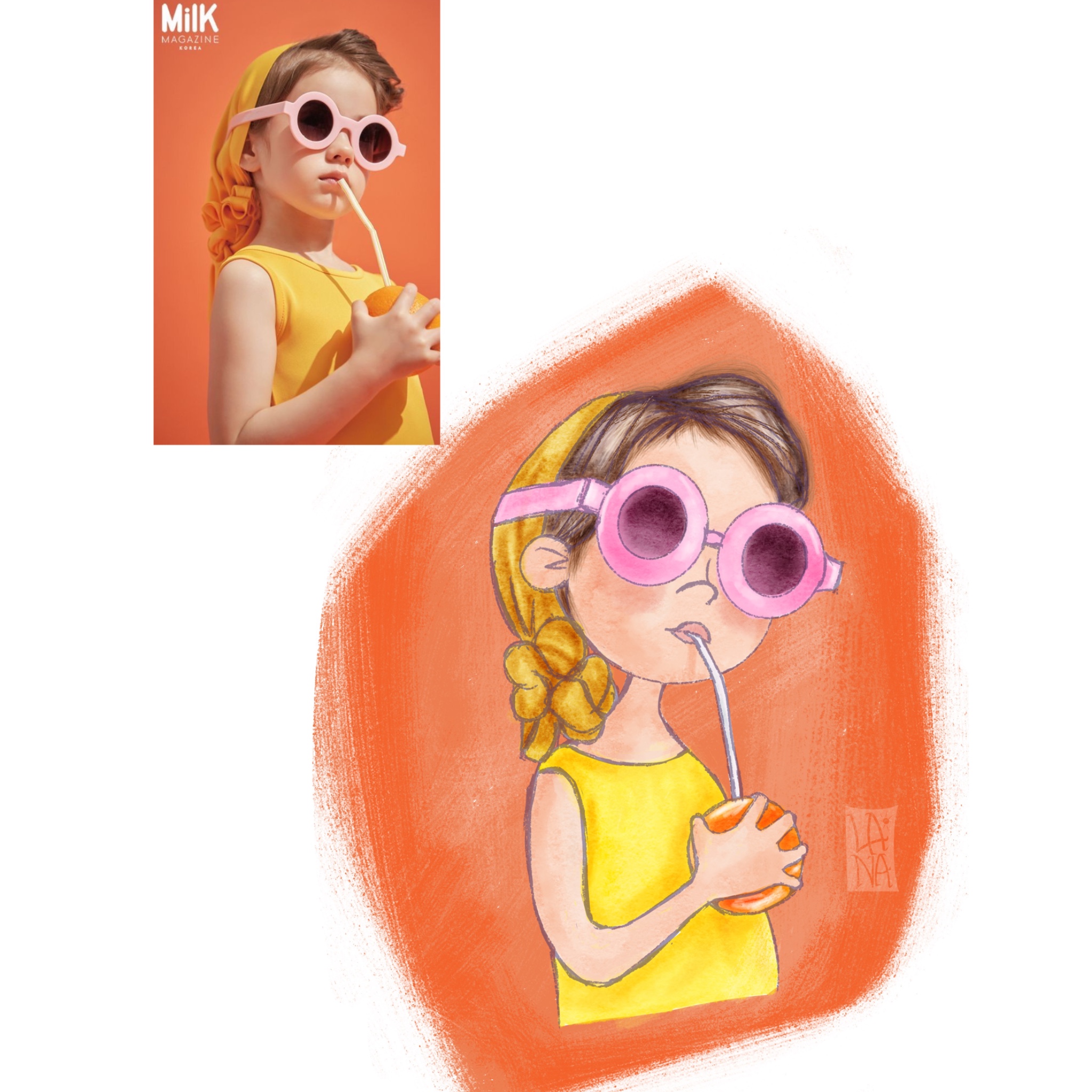 Стилизованный портрет