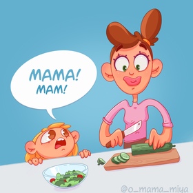 Comics for mom’s blog