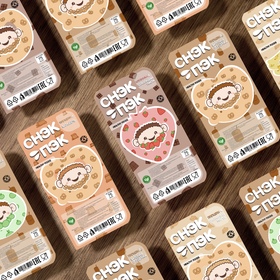 Дизайн упаковки для снэков и иконки для сайта